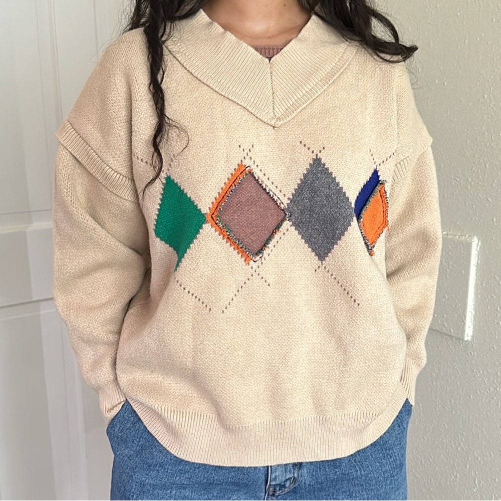 ADER ERROR ARGYLE SWEATER - Picture 2 of 11